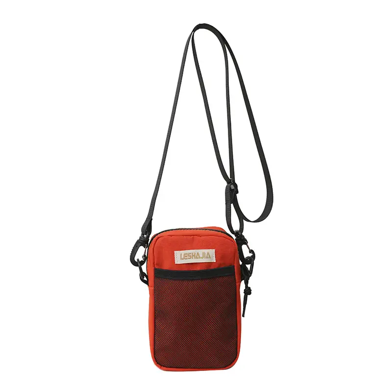 Women's Red Crossbody Phone Bag with Adjustable Strap