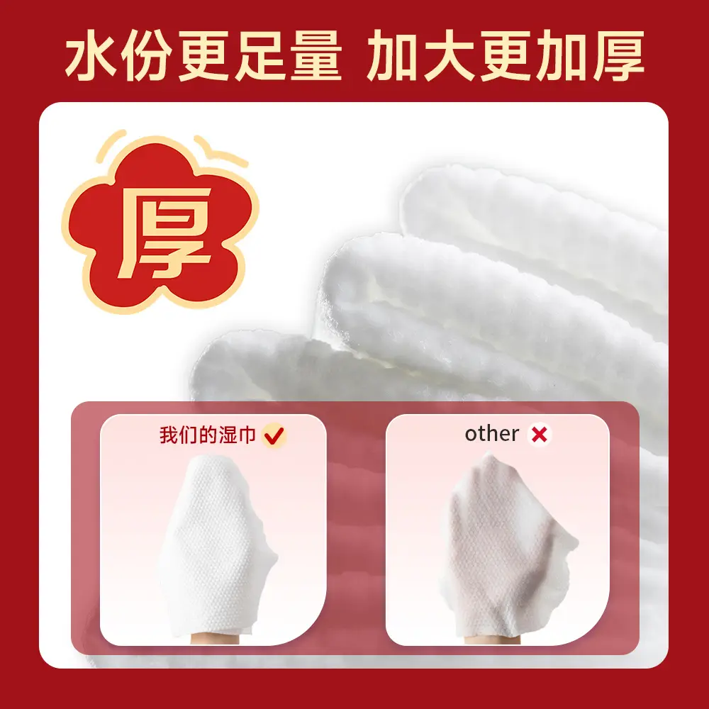80 Pcs Disposable Wet Wipes for Baby & Pet Use - Image 6