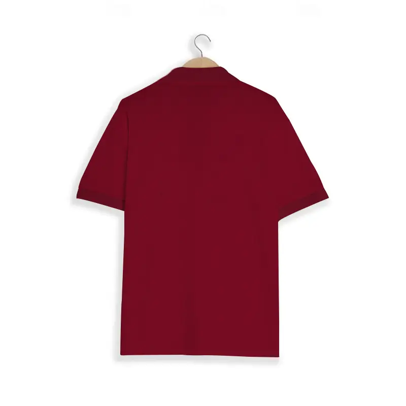 Men's Black Waffled Polo Shirt Collar Summer — feature 16