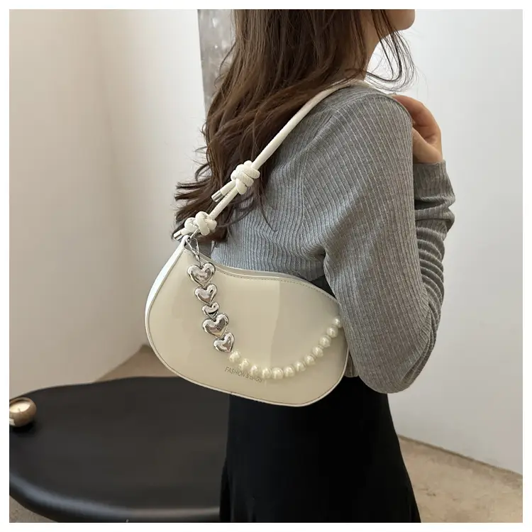 Pearl Embellished Shoulder Bag for Women — feature 12