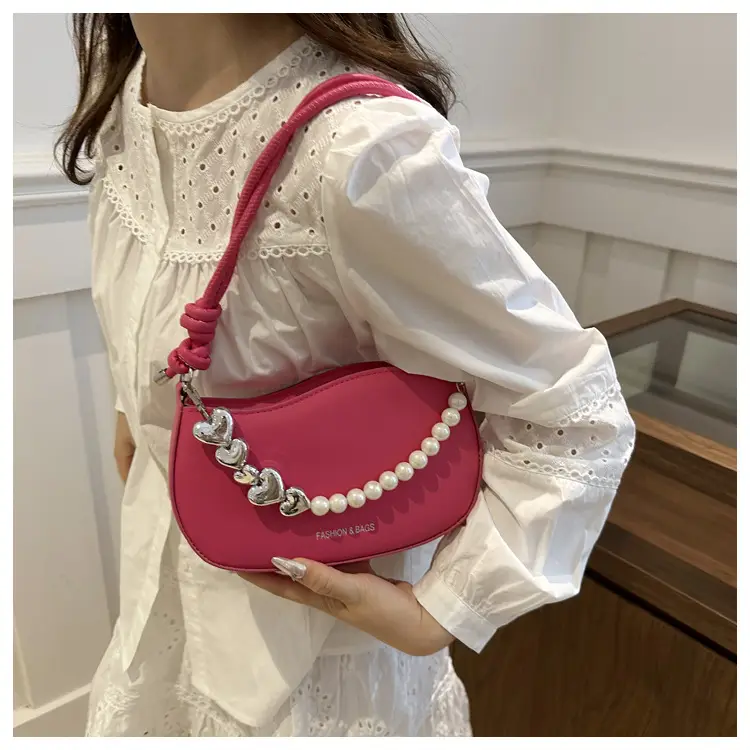 Pearl Embellished Shoulder Bag for Women — feature 14