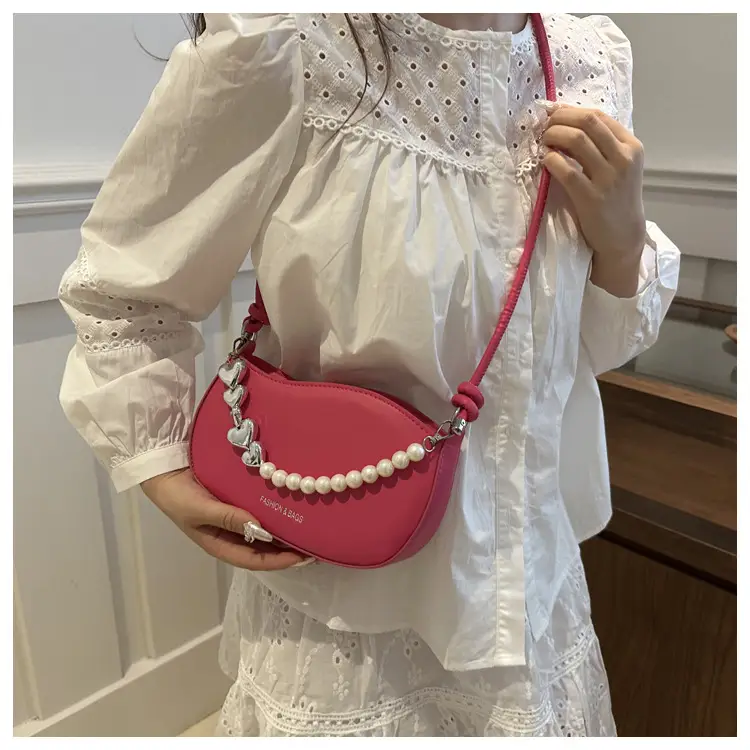 Pearl Embellished Shoulder Bag for Women — feature 15