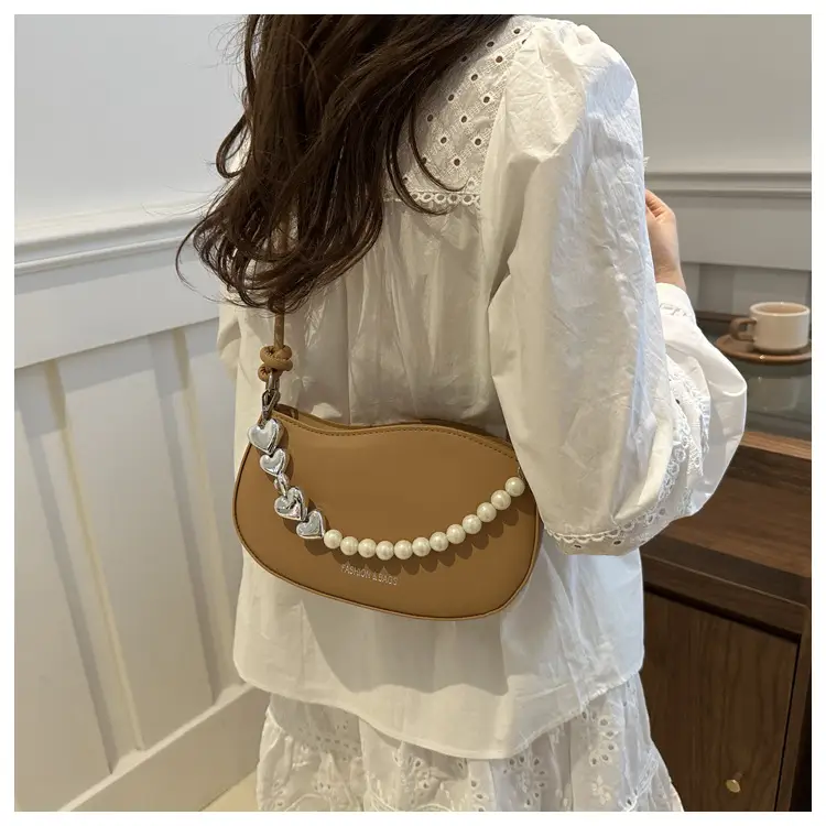 Pearl Embellished Shoulder Bag for Women — feature 16