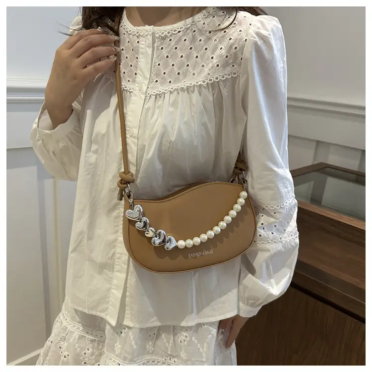 Pearl Embellished Shoulder Bag for Women — feature 17