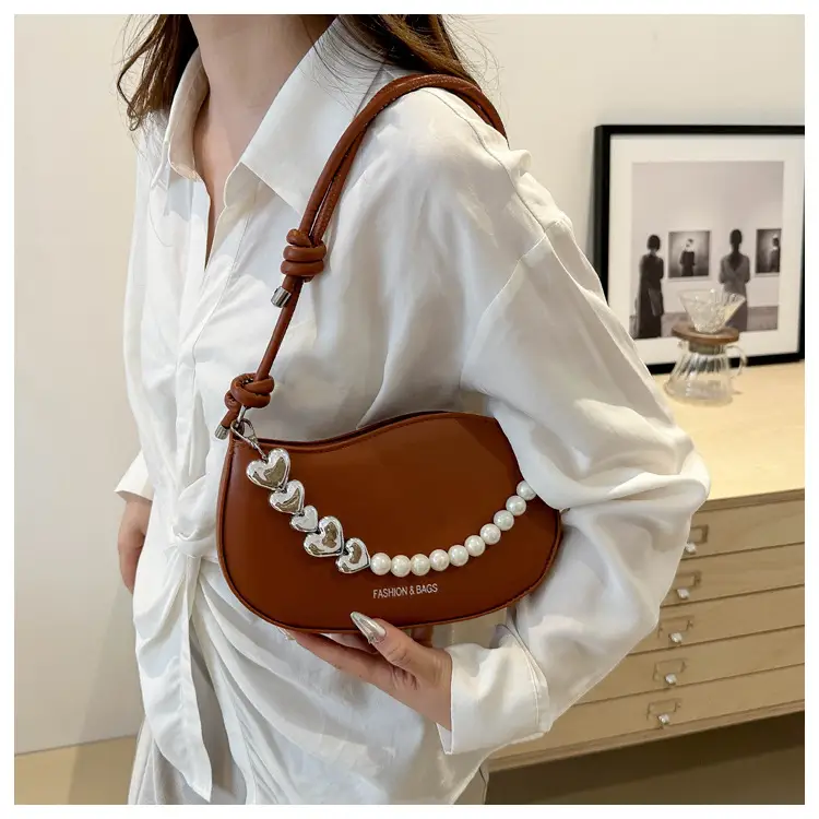 Pearl Embellished Shoulder Bag for Women — feature 18