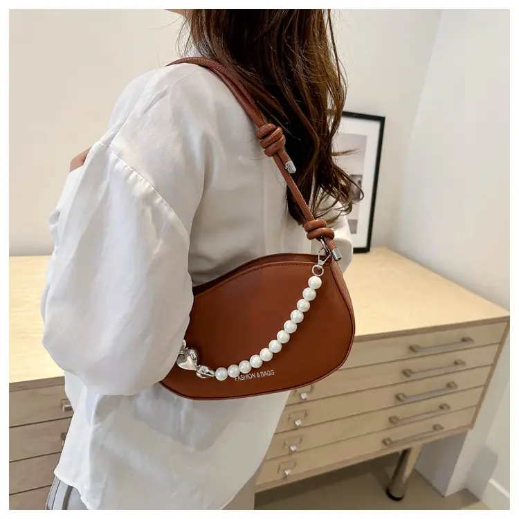Pearl Embellished Shoulder Bag for Women — feature 19