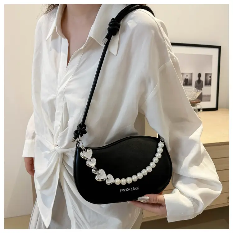 Pearl Embellished Shoulder Bag for Women — feature 20
