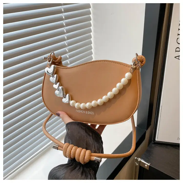 Pearl Embellished Shoulder Bag for Women — feature 22