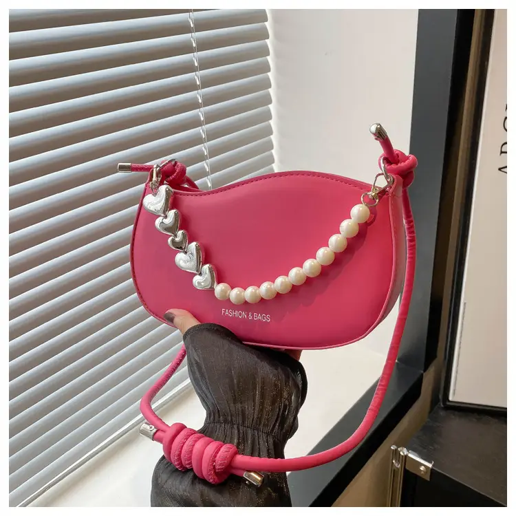 Pearl Embellished Shoulder Bag for Women — feature 23