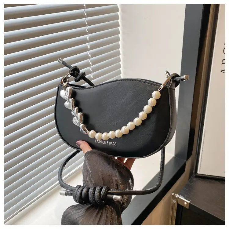 Pearl Embellished Shoulder Bag for Women — feature 25
