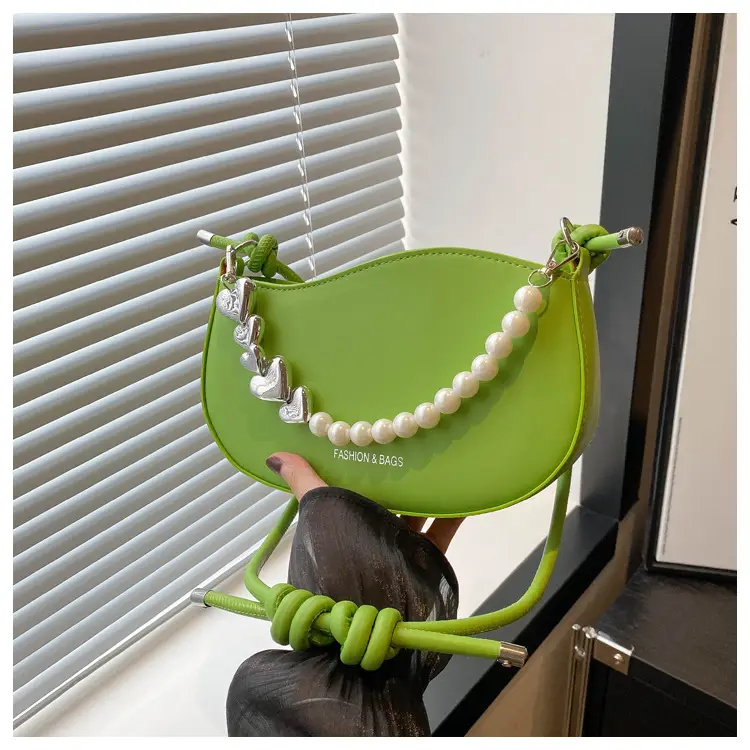 Pearl Embellished Shoulder Bag for Women — feature 26