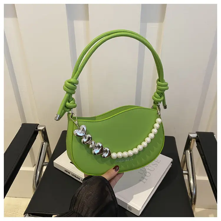 Pearl Embellished Shoulder Bag for Women — feature 28