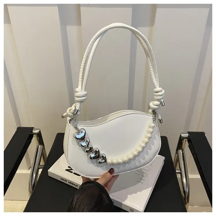 Pearl Embellished Shoulder Bag for Women — feature 29
