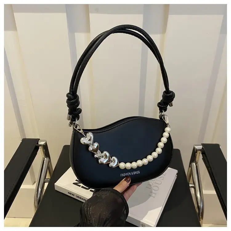 Pearl Embellished Shoulder Bag for Women — feature 30