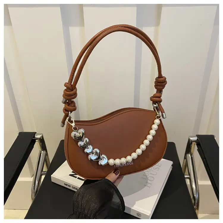 Pearl Embellished Shoulder Bag for Women — feature 31