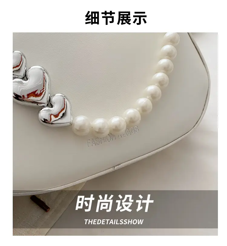 Pearl Embellished Shoulder Bag for Women — feature 4