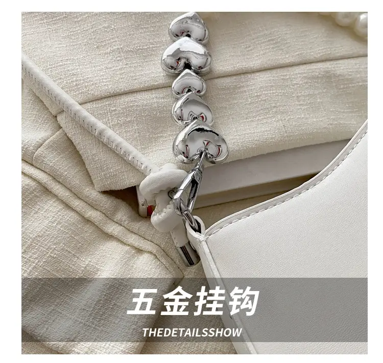 Pearl Embellished Shoulder Bag for Women — feature 5