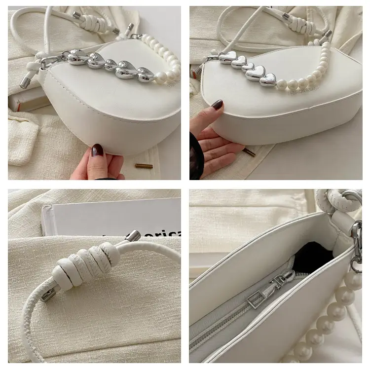 Pearl Embellished Shoulder Bag for Women — feature 9