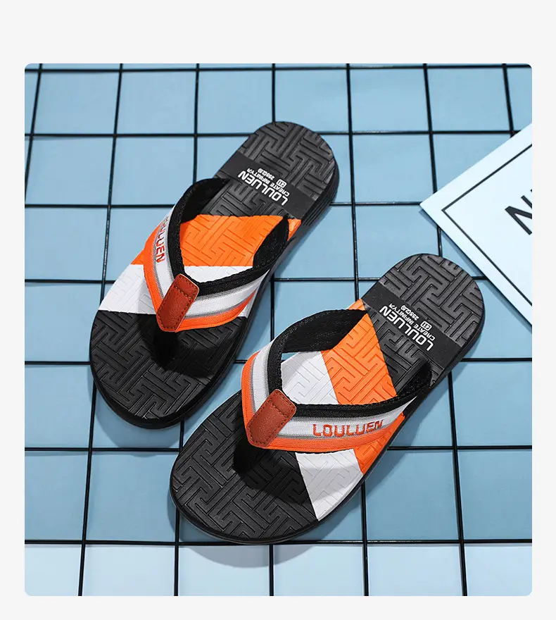 Trendy Flip-Flops 2025 Cross-Border Men's Summer Slippers Large Size Trendy Shoes Outdoor Beach Shoes Men's Thong Sandals — feature 12