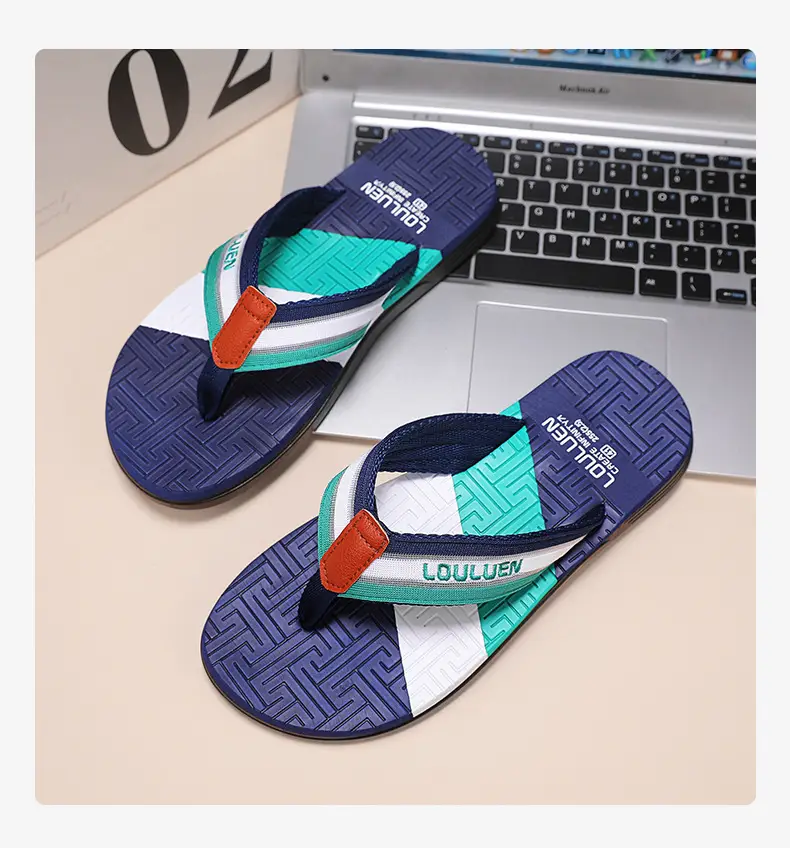 Trendy Flip-Flops 2025 Cross-Border Men's Summer Slippers Large Size Trendy Shoes Outdoor Beach Shoes Men's Thong Sandals — feature 15