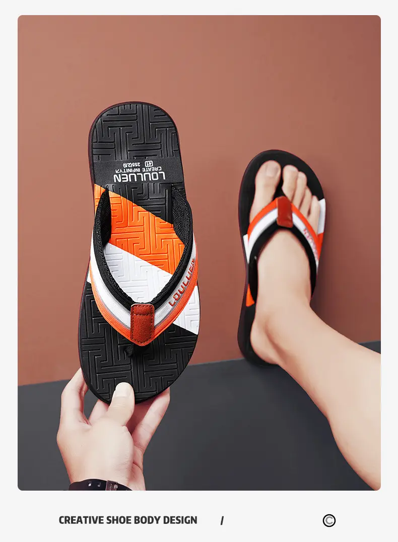 Trendy Flip-Flops 2025 Cross-Border Men's Summer Slippers Large Size Trendy Shoes Outdoor Beach Shoes Men's Thong Sandals — feature 6