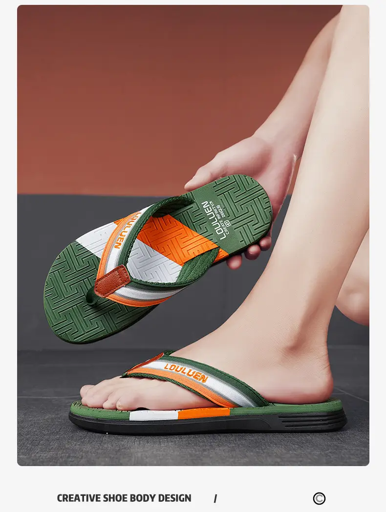 Trendy Flip-Flops 2025 Cross-Border Men's Summer Slippers Large Size Trendy Shoes Outdoor Beach Shoes Men's Thong Sandals — feature 7