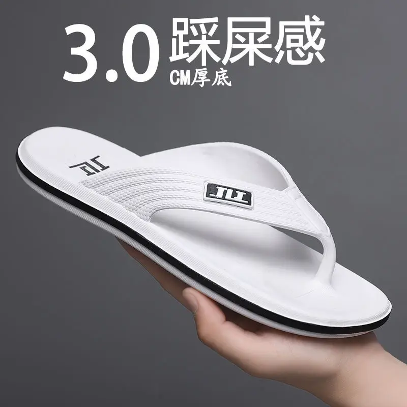 2024 Men Black Rubber Flip Flops Casual Sandals — feature 14