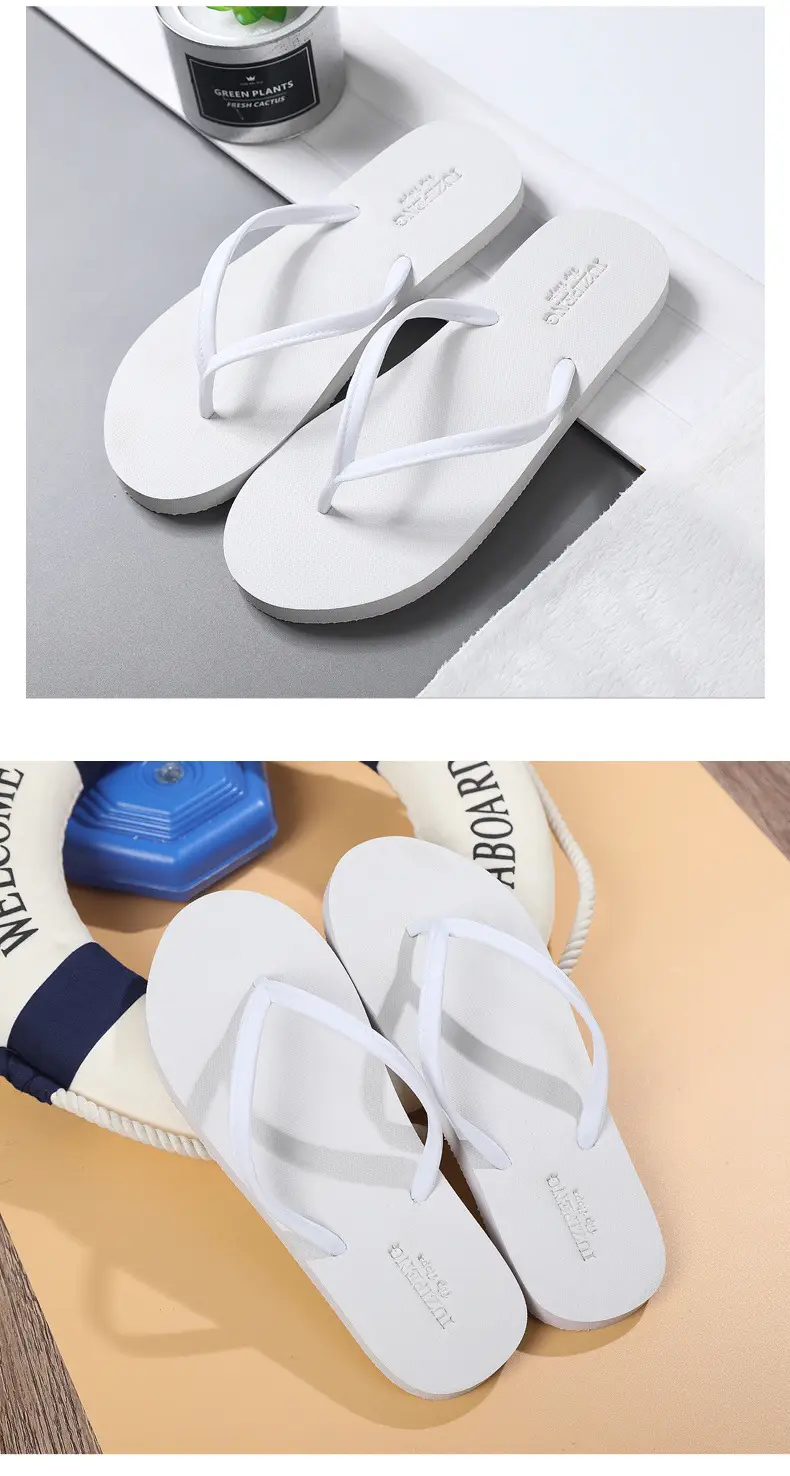 2024 Men Black Rubber Flip Flops Casual Sandals — feature 5