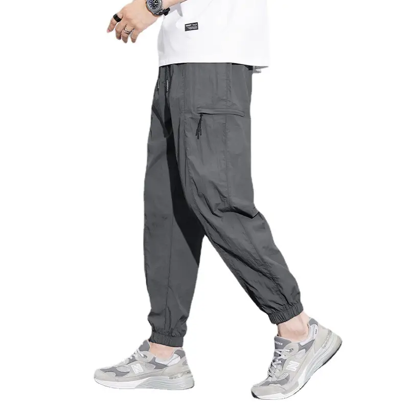 Men's Summer Thin Straight Overalls with 4 Pockets