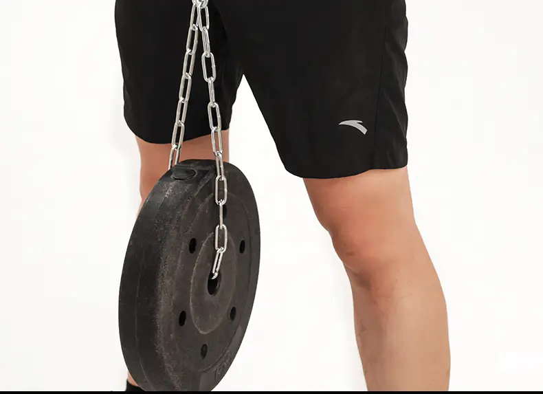 Black Weight-Bearing Fitness Belt with Iron Chain — feature 3