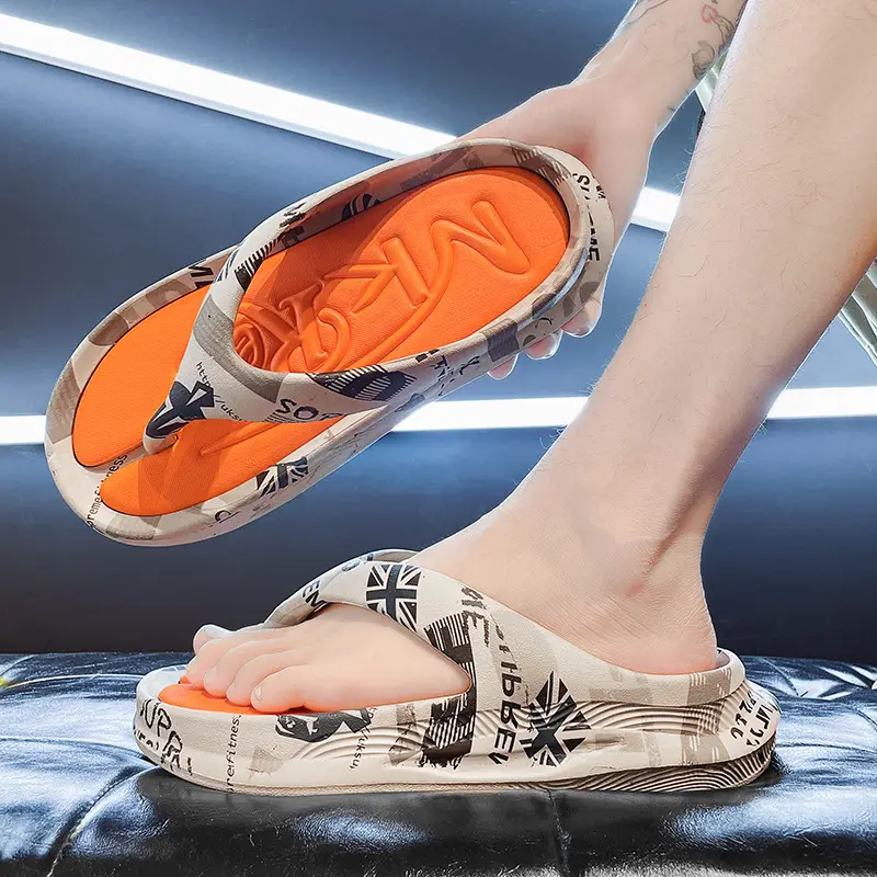Summer Men's Flip Flops Exterior Wear plus size Shit Slippers Men's Foot Clip Sports Leisure Outdoor Sandals - Image 3