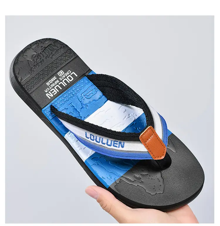 Cross-border flip-flops men's beach slippers men's summer non-slip outer wear flip-flop in stock wholesale Flip-flops — feature 10