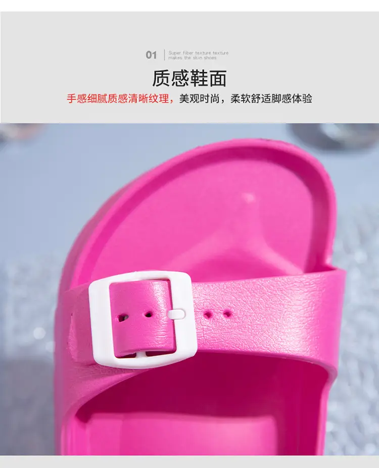 Women's Thick-Soled Slippers, Birkenstock-Style Double-Strap Height-Increasing Buckle Sandals, High-Heeled Casual Versatile Height-Increasing and Slimming Slippers — feature 6