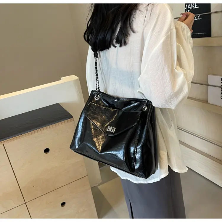 2024 Black PU Leather Shoulder Bag for Women — feature 19