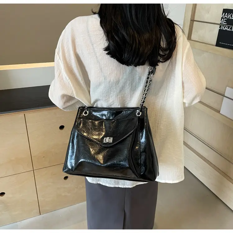 2024 Black PU Leather Shoulder Bag for Women — feature 20