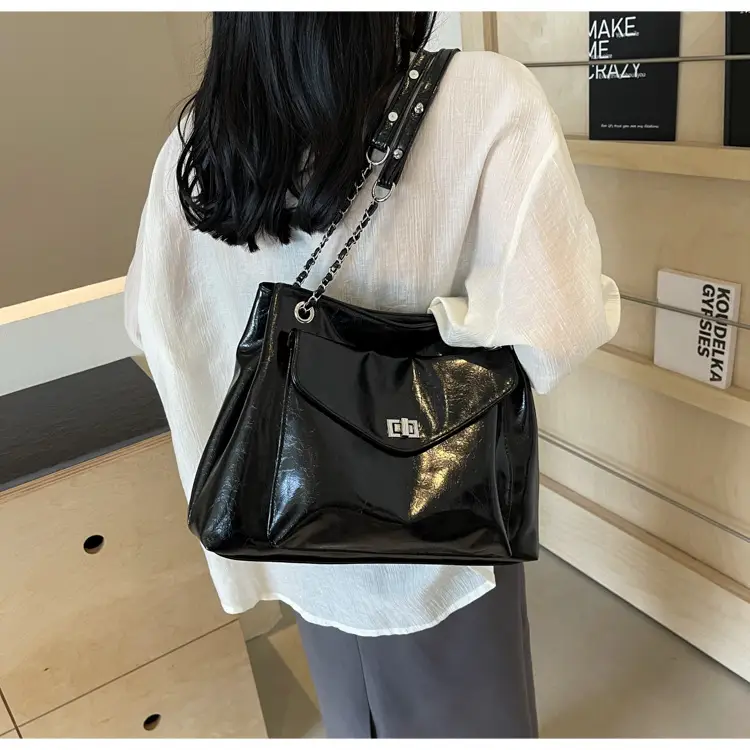 2024 Black PU Leather Shoulder Bag for Women — feature 22