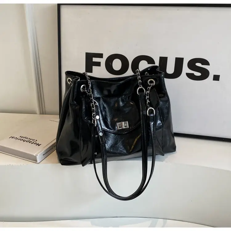 2024 Black PU Leather Shoulder Bag for Women — feature 24