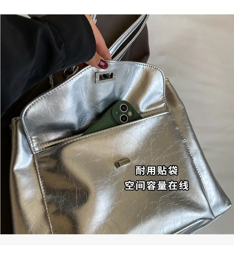 2024 Black PU Leather Shoulder Bag for Women — feature 6