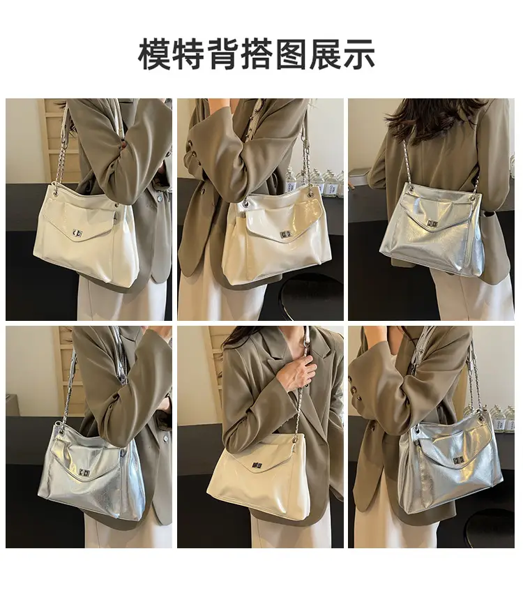 2024 Black PU Leather Shoulder Bag for Women — feature 8