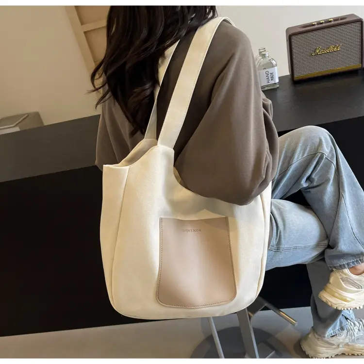 Women's Black Canvas Shoulder Bag 2025 — feature 24