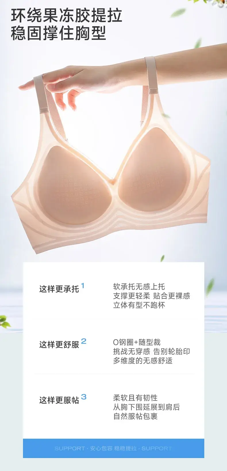 Women's Thin Soft Support Seamless Underwear Summer Comfort — feature 7