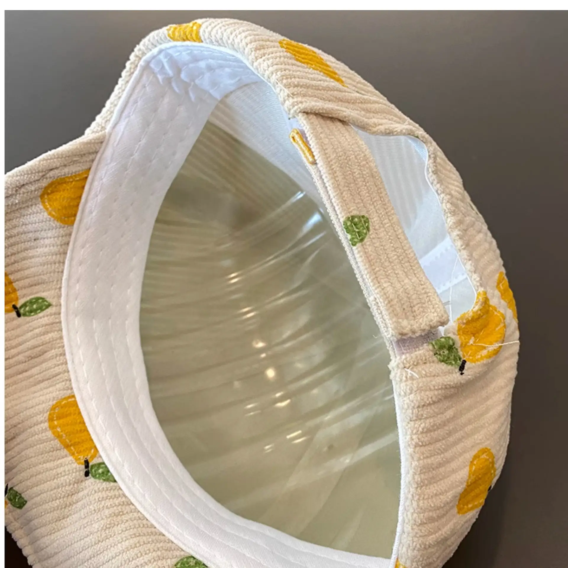 Baby Cartoon Corduroy Hats Sunshade Cap Autumn Winter — feature 9