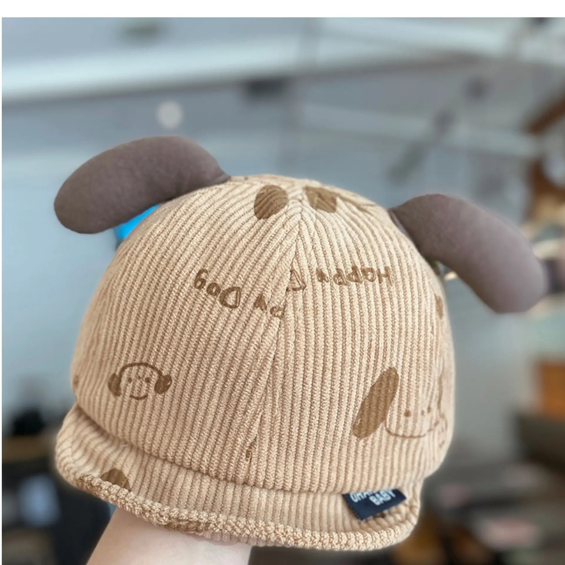 Baby Cartoon Corduroy Hats Sunshade Cap Autumn Winter - Image 10