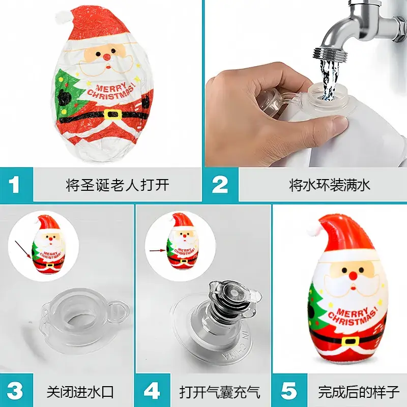 Christmas Snowman Tumbler Decor PVC Inflatable - Image 4