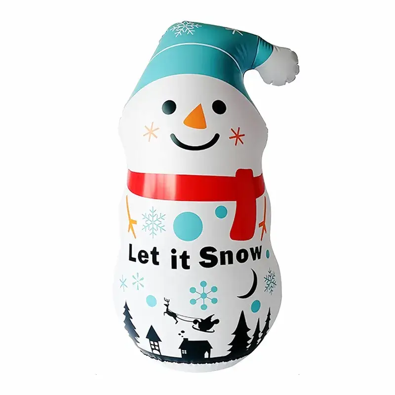 Christmas Snowman Tumbler Decor PVC Inflatable - Image 6