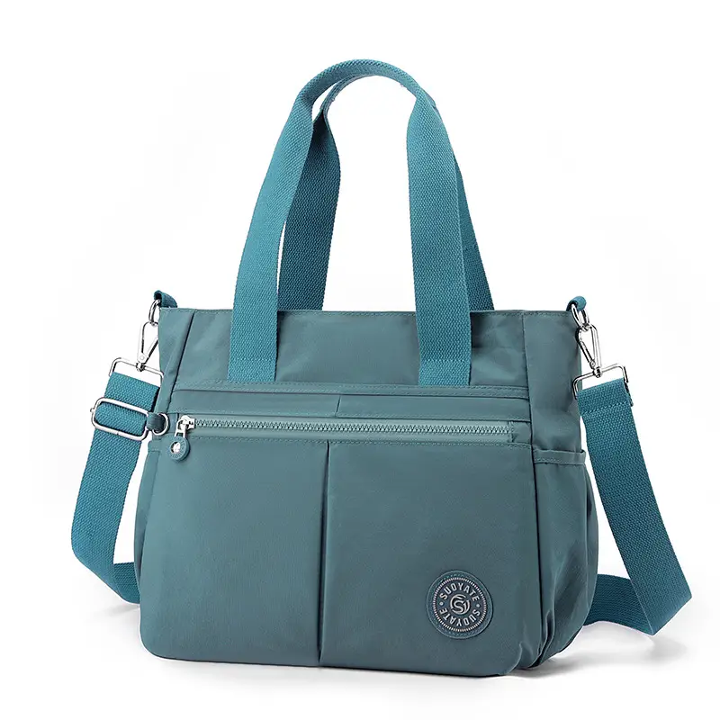 2024 Grey Nylon Tote Bag for Women Shoulder Crossbody - Image 12