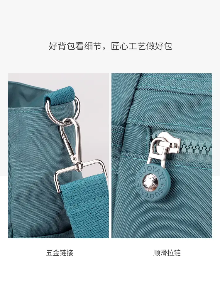 2024 Grey Nylon Tote Bag for Women Shoulder Crossbody — feature 14