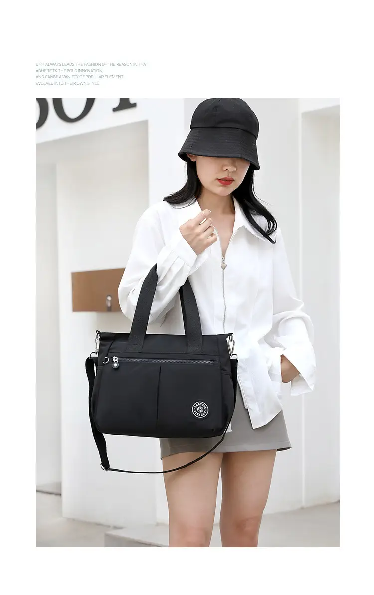 2024 Grey Nylon Tote Bag for Women Shoulder Crossbody — feature 25