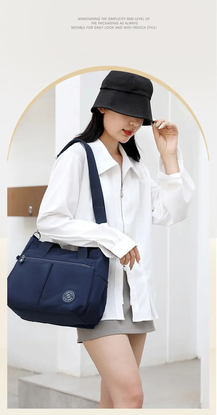 2024 Grey Nylon Tote Bag for Women Shoulder Crossbody — feature 5