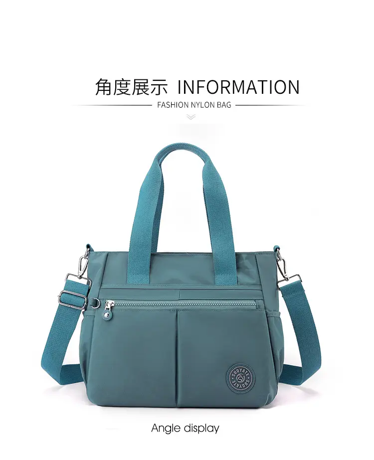 2024 Grey Nylon Tote Bag for Women Shoulder Crossbody — feature 8